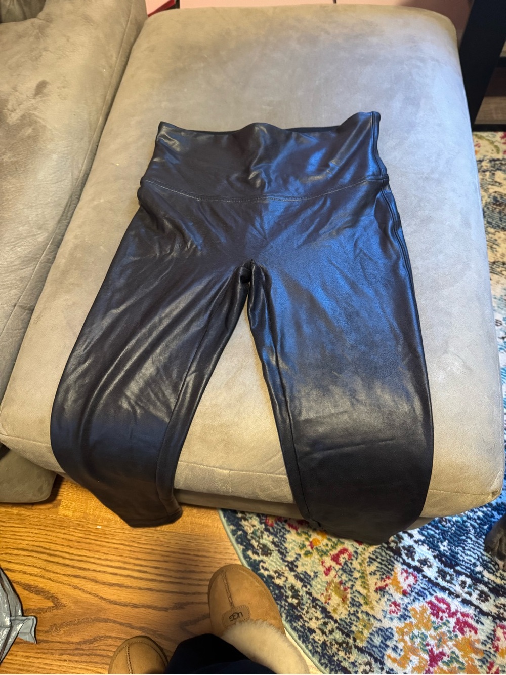 SPANX Faux Leather Leggings
